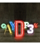 Graphic Collection ‐ Letter D Lampada DelightFULL