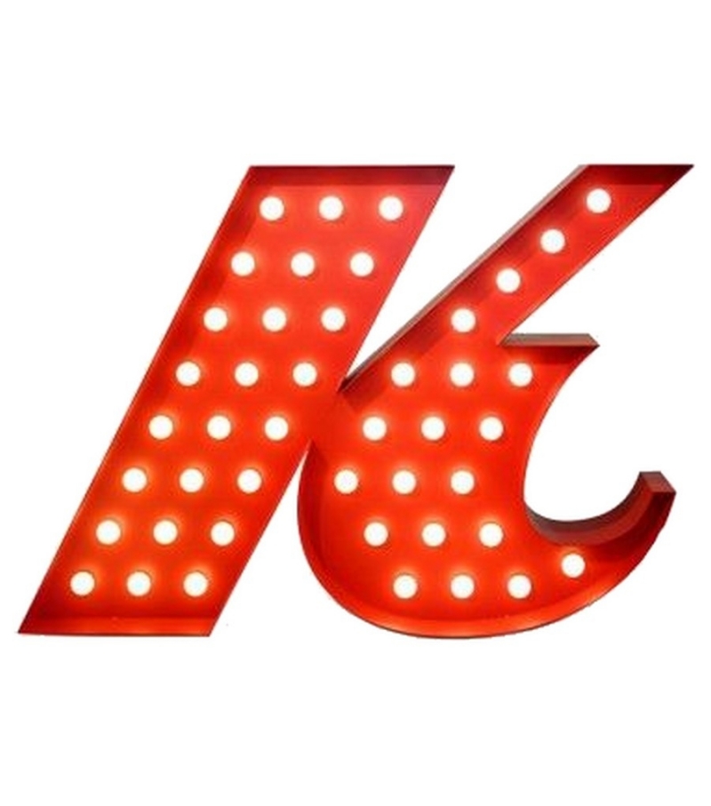 Graphic Collection ‐ Letter K Lamp DelightFULL