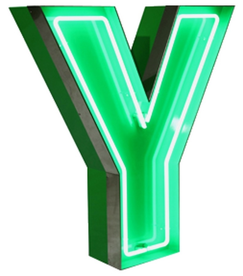 Graphic Collection ‐ Letter Y Neon DelightFULL