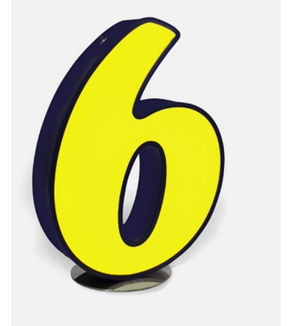 Graphic Collection ‐ Number 6 LED Lamp DelightFULL