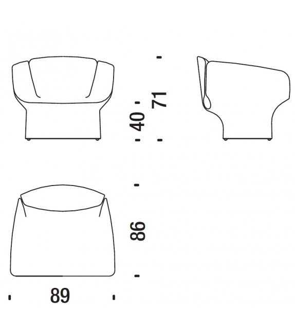 Bloomy Moroso Sessel