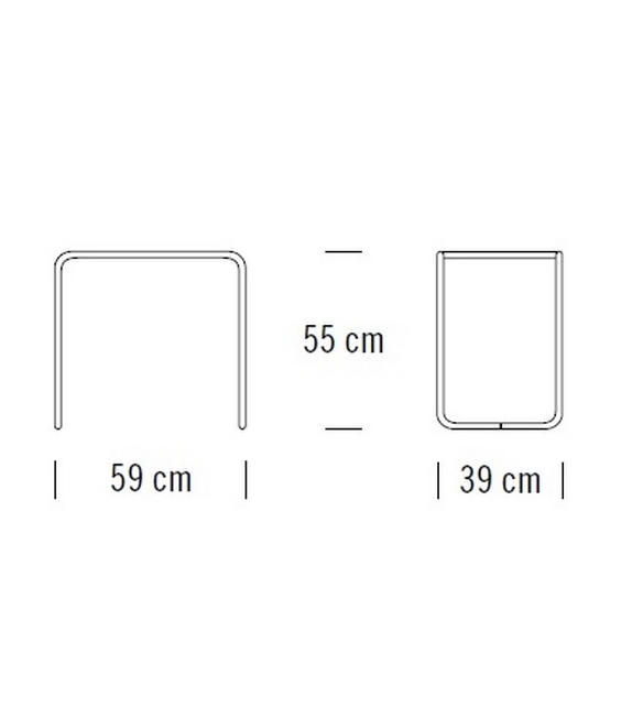 B 9 Thonet Tavolino D'Appoggio