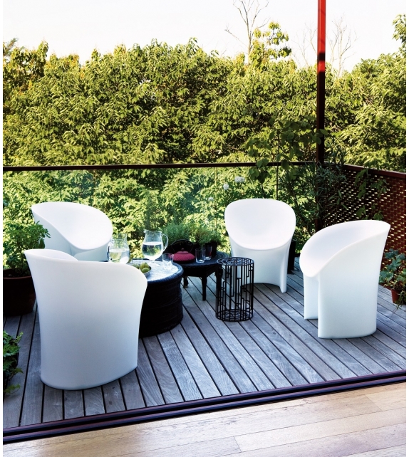 Moon Poltroncina In Polietilene Moroso