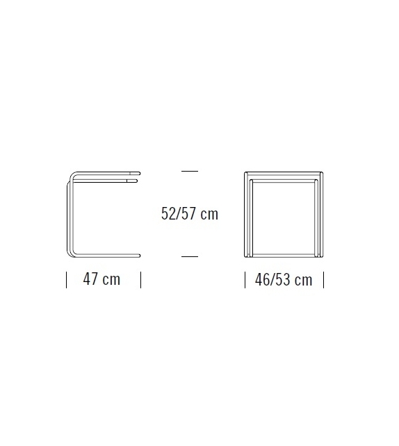 Set B 97 Pure Materials Thonet Mesa Auxiliar