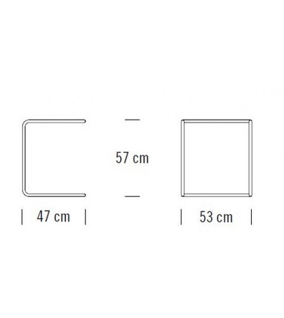 Set B 97 Pure Materials Thonet Tavolo D'Appoggio