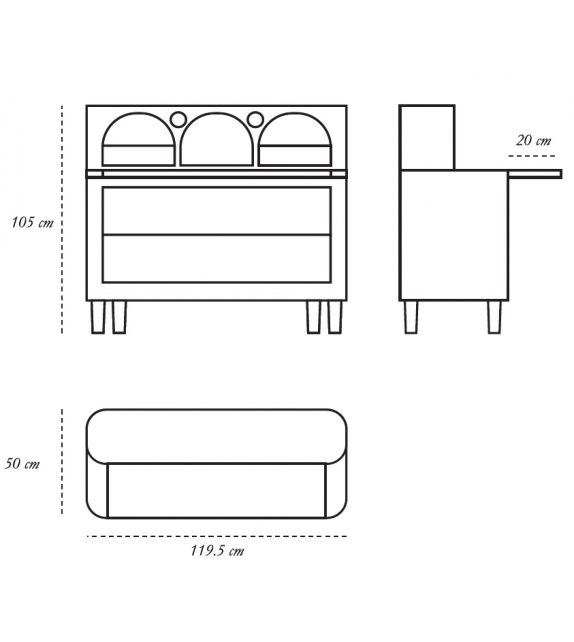 The General Study Table Scarlet Splendour