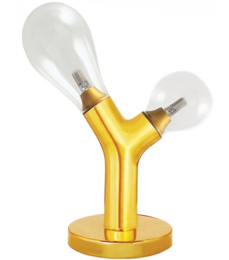 The Two Bulb Lampada Da Tavolo Scarlet Splendour