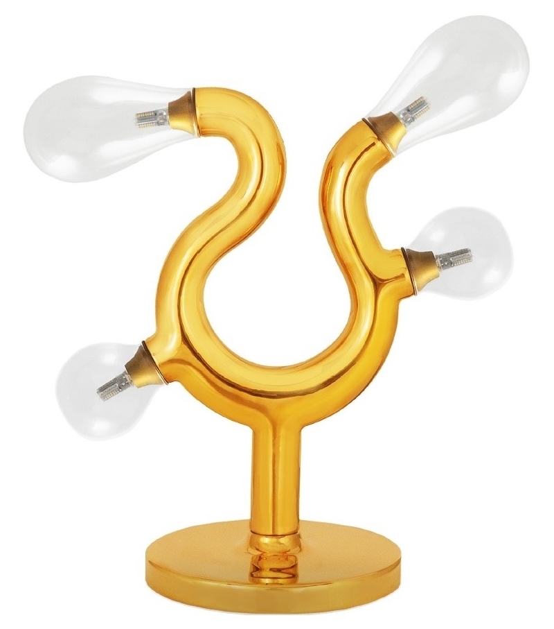 The Four Bulb Scarlet Splendour Lampe De Table