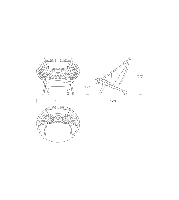 PP130 Circle Chair Sillón PP Møbler