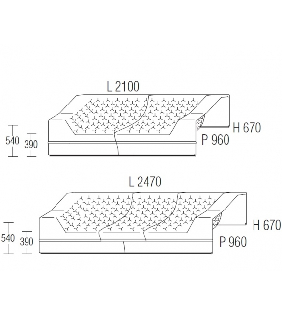 Skin Molteni&C Sofá