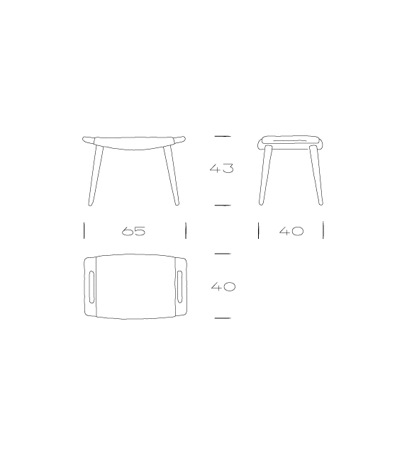 PP120 Hocker PP Møbler