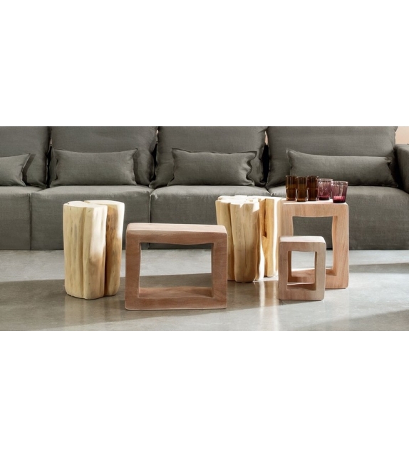 Brick Coffee Table & Stool Gervasoni