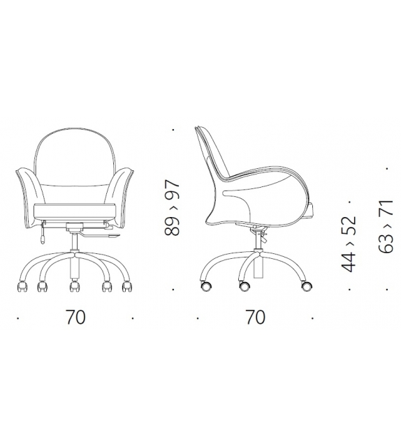Serbelloni DePadova Swivel Armchair