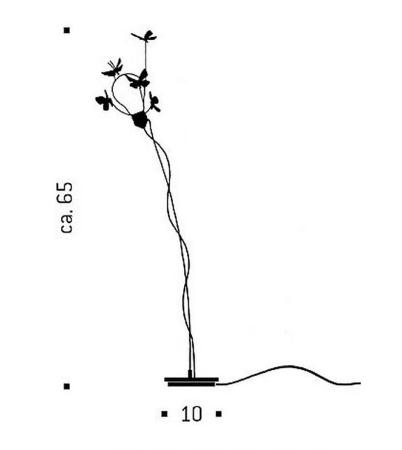 I Ricchi Poveri Five Butterflies Lampada Da Tavolo Ingo Maurer
