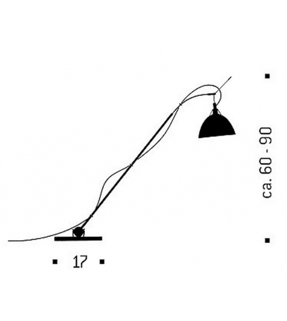Max. Kugler LED Ingo Maurer Tischleuchte