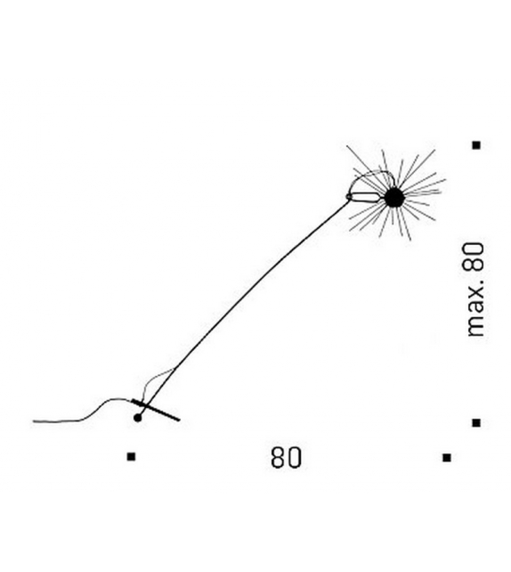 Mozzkito Ingo Maurer Lámpara de Mesa