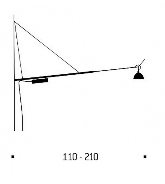 Max. Mover LED Lampada Da Parete Ingo Maurer