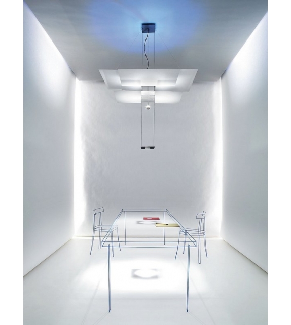 Oh Mei Ma Weiss Suspension Lamp Ingo Maurer