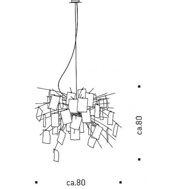Zettel’z 6 Ingo Maurer Pendant Lamp