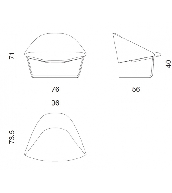 Colina M Cantilever Arper Butaca