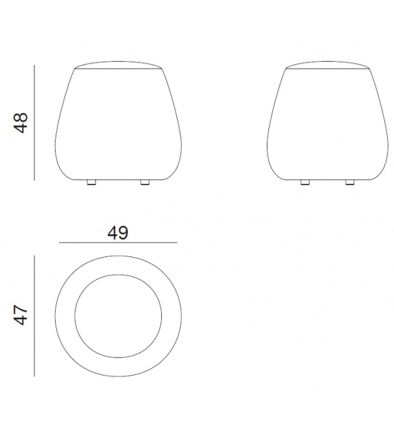 Pix Mini Arper Indoor Pouf