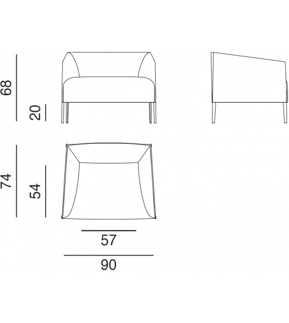 Saari XL Arper Armchair