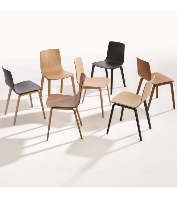 Aava Arper Silla De Madera