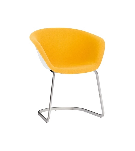 Duna 02 Arper Fauteuil Cantilever Avec Revêtement Antérieur