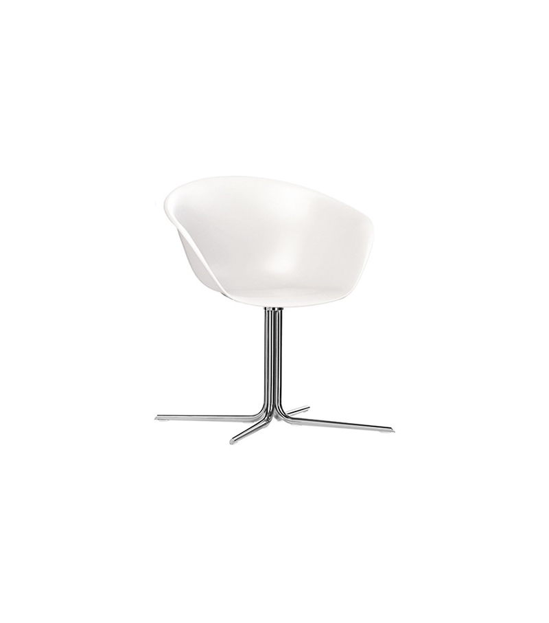 Duna 02 Arper Sillón Giratorio a 4 Radios