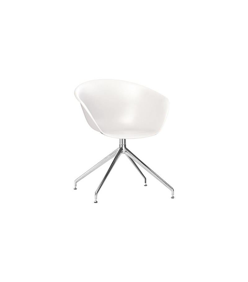 Duna 02 Arper Armchair With Trestle Swivel Base