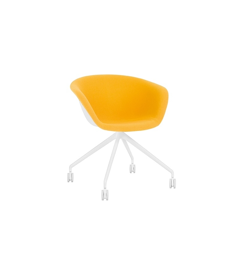 Duna 02 Arper Sillón Sobre Estructura Fija Con Tapizado Anterior