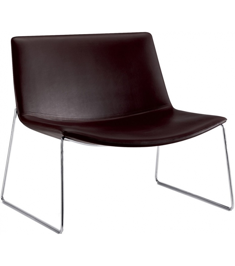 Catifa 80 Arper Poltrona Lounge A Slitta