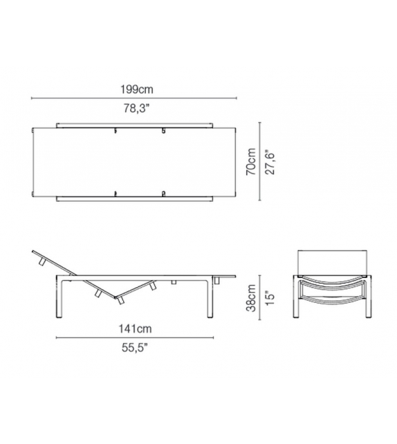 Illum Tribù Sunlounger