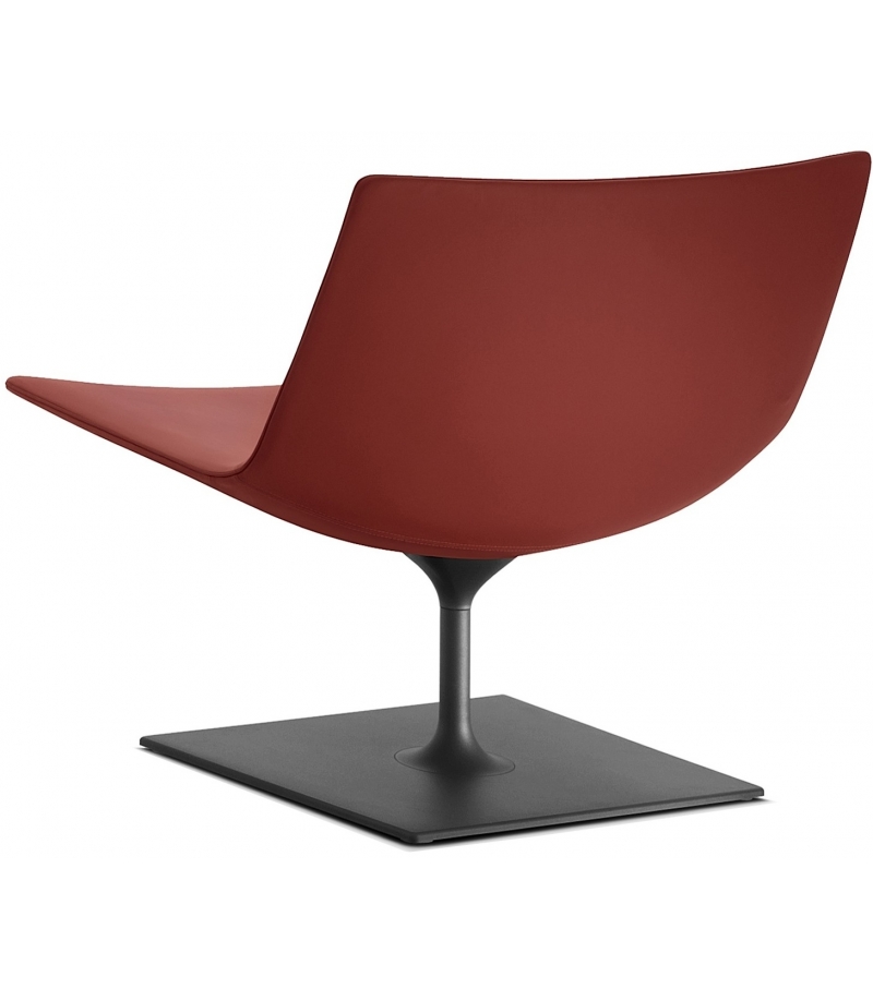 Catifa 80 Arper Loungesessel mit Rechteckigem Fuß 