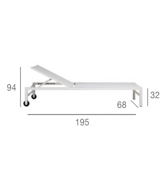 Forum Tribù Adjustable Lounger