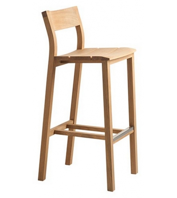 Kos Teak Tribù Tabouret De Bar
