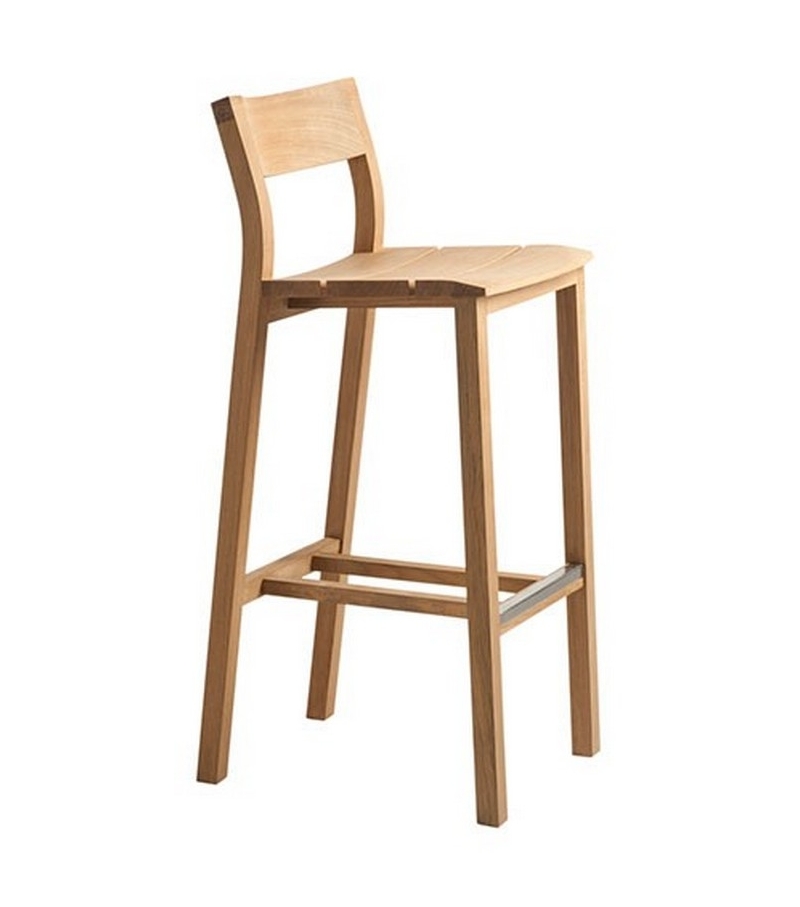 Kos Teak Tribù Barhocker