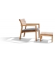 Kos Teak Tribù Easy Chair With Cushion