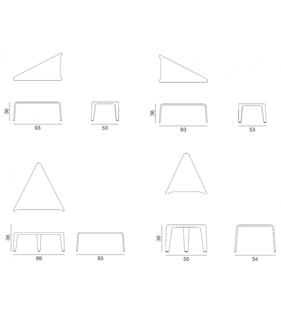 Ply Arper Table Basse