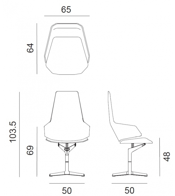 Aston Office Arper Poltroncina