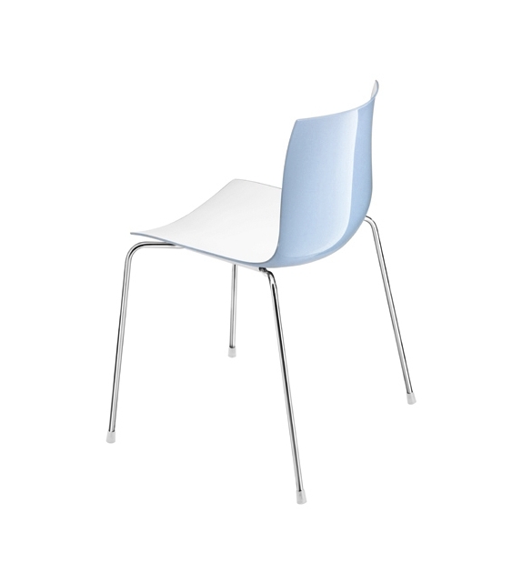 Catifa 46 Arper Chaise Con 4 Pieds En Acier