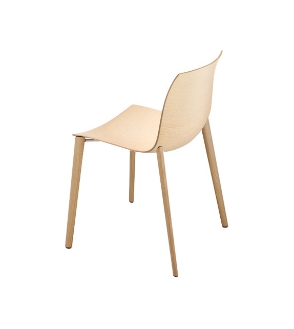 Catifa 46 Arper Silla De Madera