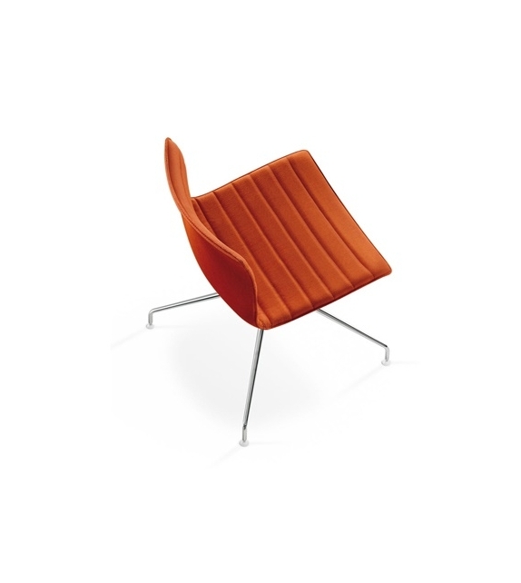 Catifa 46 Arper Chaise Rembourrée Sur Piètement Pivotant 