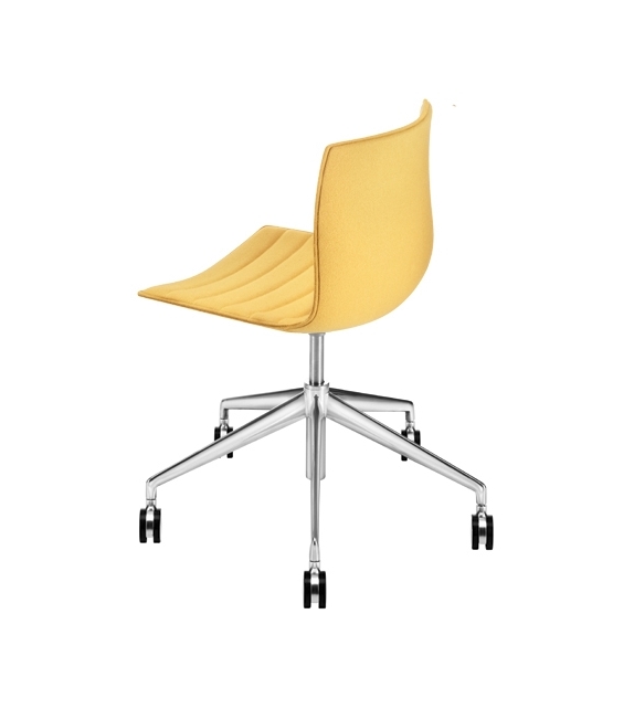 Catifa 46 Arper Chaise Rembourrée Avec Piètement à 5 Branches