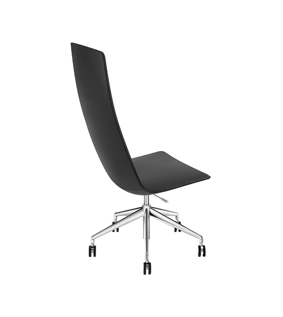 Catifa Sensit Direction Arper Chaise Ave Roulettes