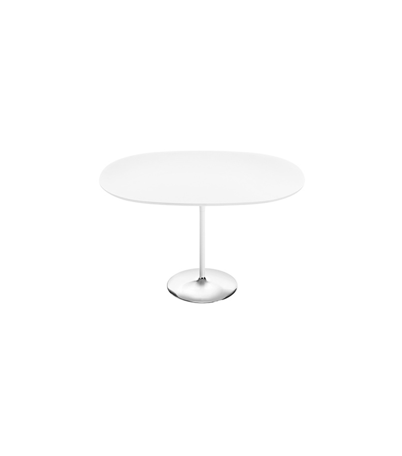 Duna Arper Table Ovale Avec Plateu MDF