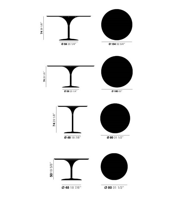 Duna Arper Table Ronde Avec Plateu MDF