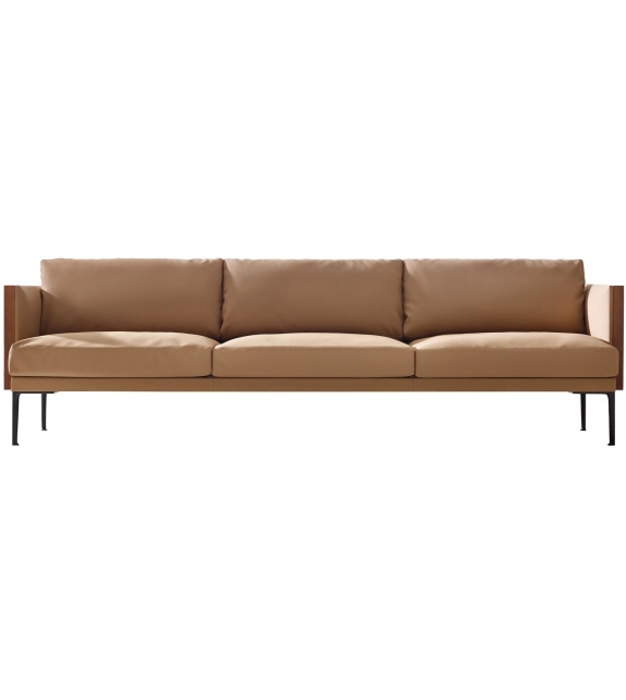 Steeve Arper Sofa mit Holzschale