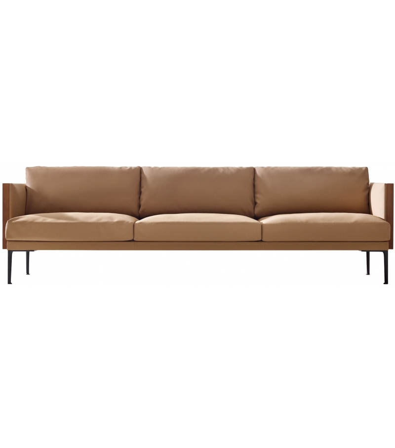 Steeve Arper Sofa mit Holzschale