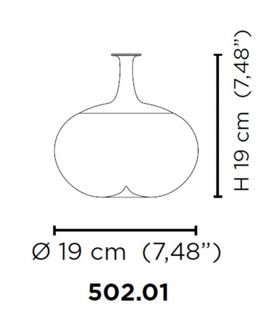 Bolle 502.01 Venini Jarrón